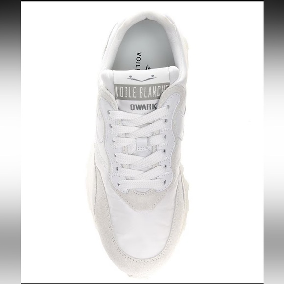 NWT VOILE BLANCHE Qwark Hype Suede Lace-Up Retro Sneakers - Picture 4 of 15